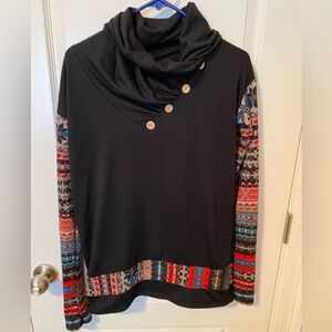 SALE!! Reduced to $15. 12PM by Mon Ami Pullover Sweater Top Sz M